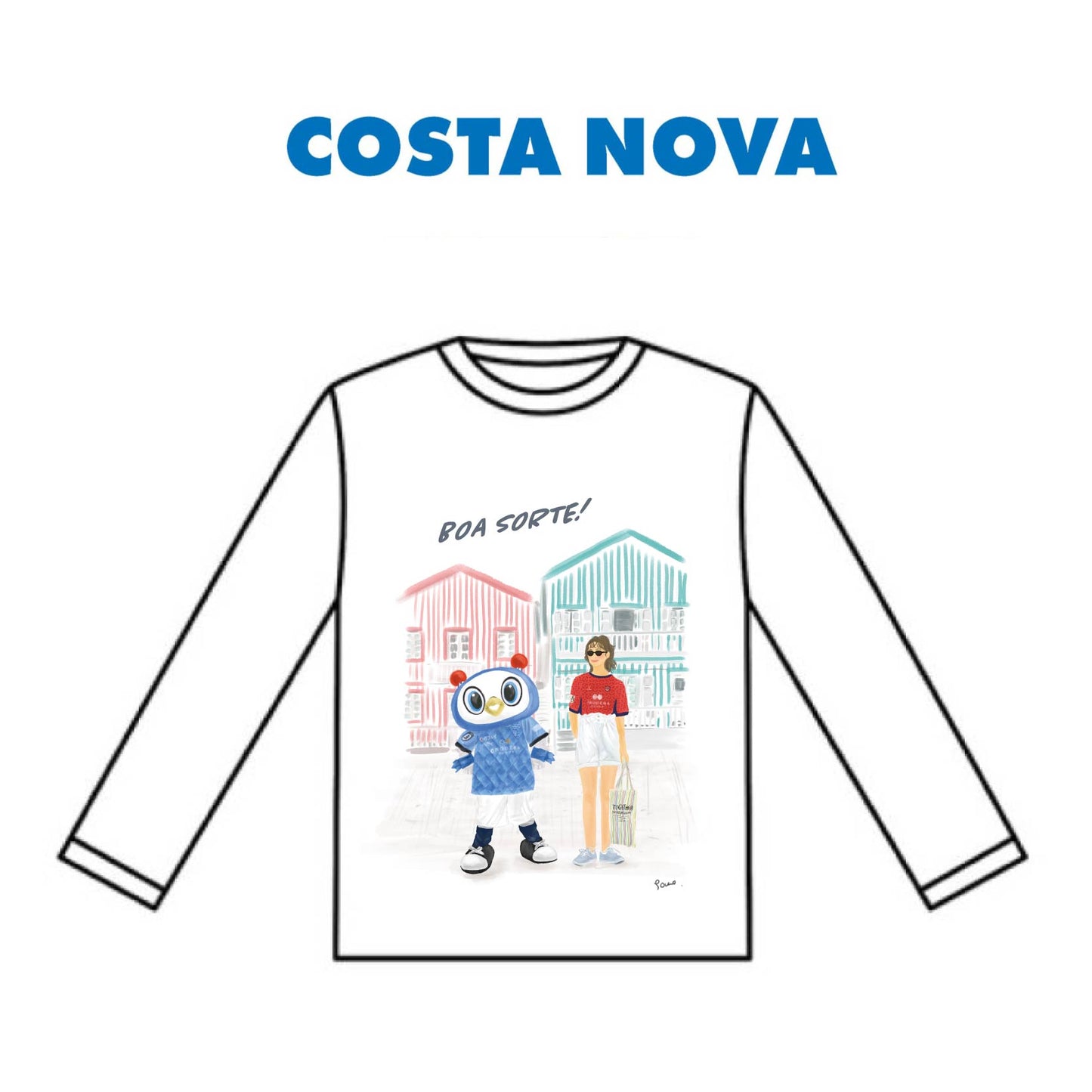 MCOコラボ ロングスリーブTシャツ（COSTA NOVA)
